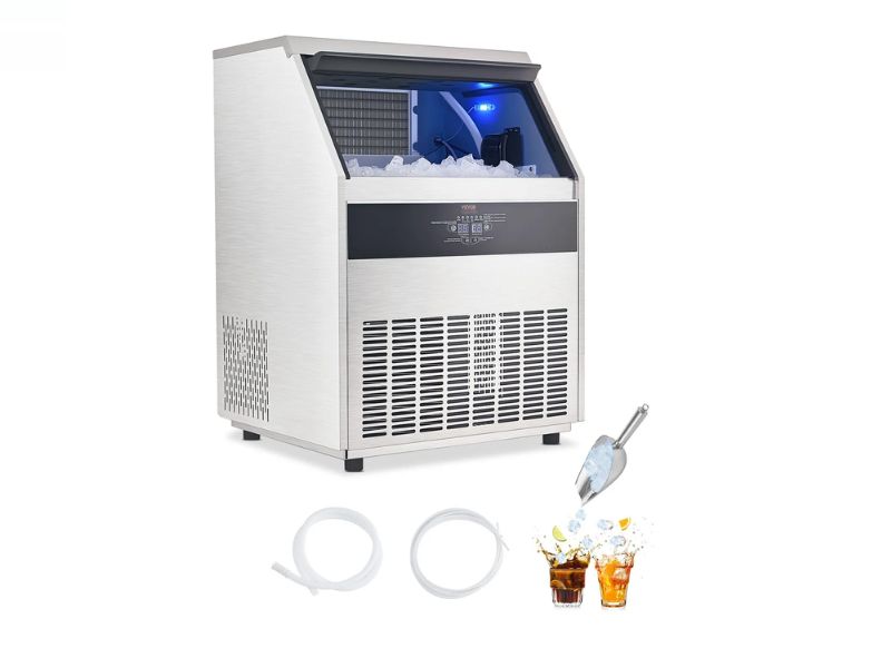 Maquina de hielo comercial de 440 lbs/200 kgs /dia Vevor SSX360V