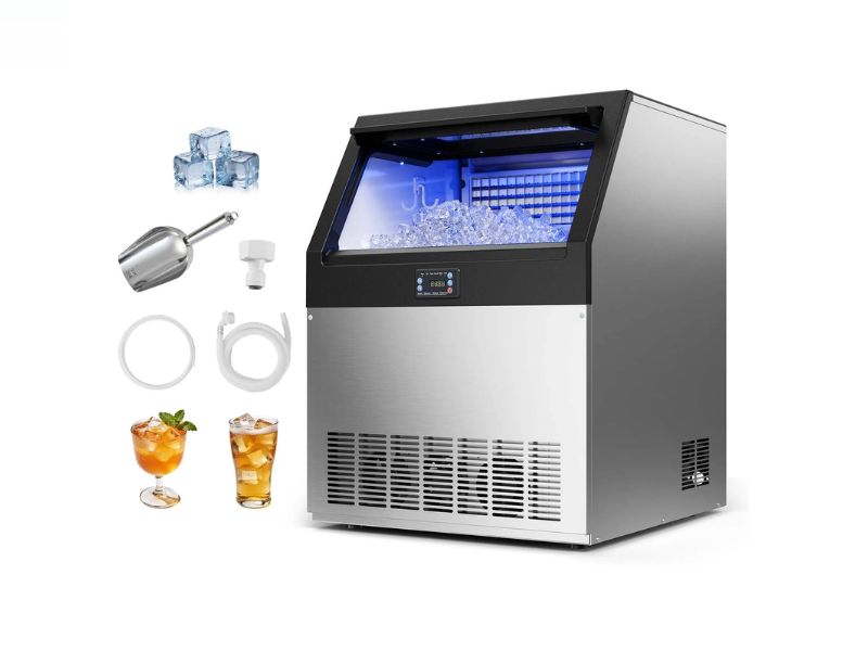 Maquina de hielo comercial de 440 lbs/200 kgs/dia Vevor