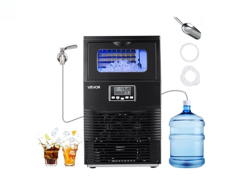 Maquina d ehielo comercial de 90 lbs/40 kgs/dia Vevor HZB-30F