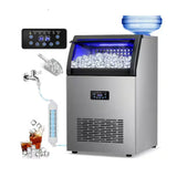 Maquina de hielo comercial de 160 lbs/ 72 kgs /24 hrs Hooure