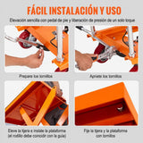 Carro con mesa elevadora hidraulica de capacidad de 1100 lbs / 500 kgs Vevor TFD50