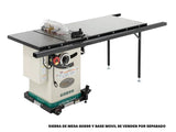 Kit de mesa extensible con rieles largos para sierra de mesa G0899 Grizzly T34358
