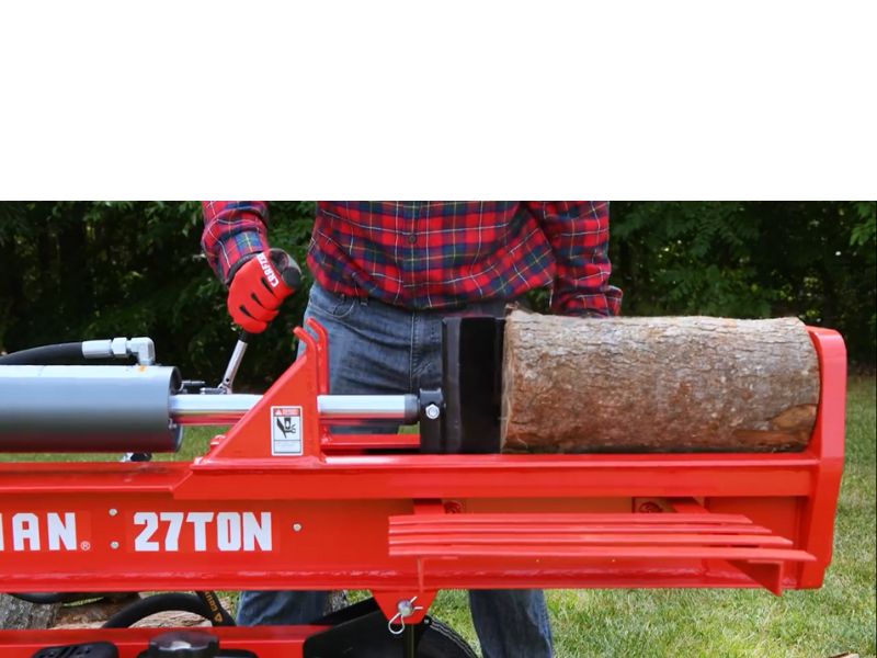 Cortadora de leña partidor de troncos 27 ton con motor Kohler CRAFTSMAN