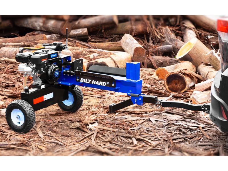 Cortadora de troncos leña de 20 ton con motor OHV 7 HP 209 CC Bilt hard