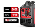 Generador inverter portatil a gasolina 3600 Watts PowerSmart