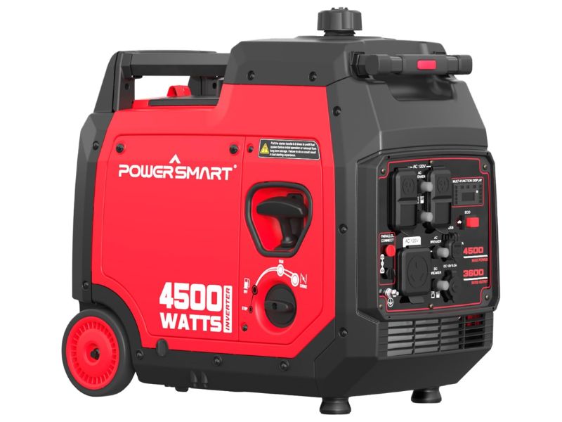 Generador inverter portátil a gasolina de 4500 Watts - 4.5 KW Power Smart