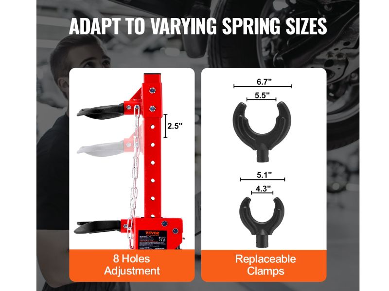 Prensa opresora de resortes de amortiguadores de 4.5 Ton Vevor