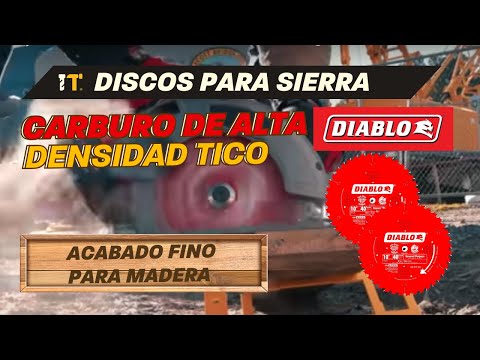 Disco para sierra circular de acabado fino para madera de 10" x 60 dientes Diablo D1060X