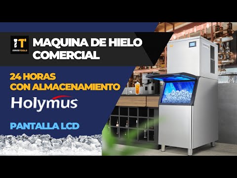 Máquina de hielo comercial de 200 kg/día - 450 lbs/24 hrs Holymus