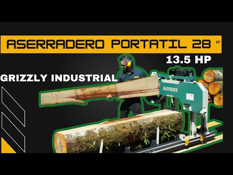 Aserradero Horizontal Portatil 28" Grizzly Industrial G0901