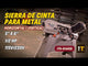 Sierra de cinta horizontal/vertical de 5" x 6" y 1/2 HP 115V/230V JET HVBS-56