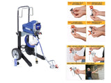 Maquina para pintar pulverizadora de pintura airless Graco X7 mas boquillas 311 y 517