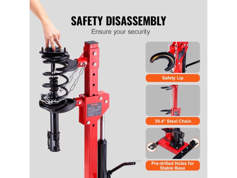 Prensa opresora de resortes de amortiguadores de 4.5 Ton Vevor