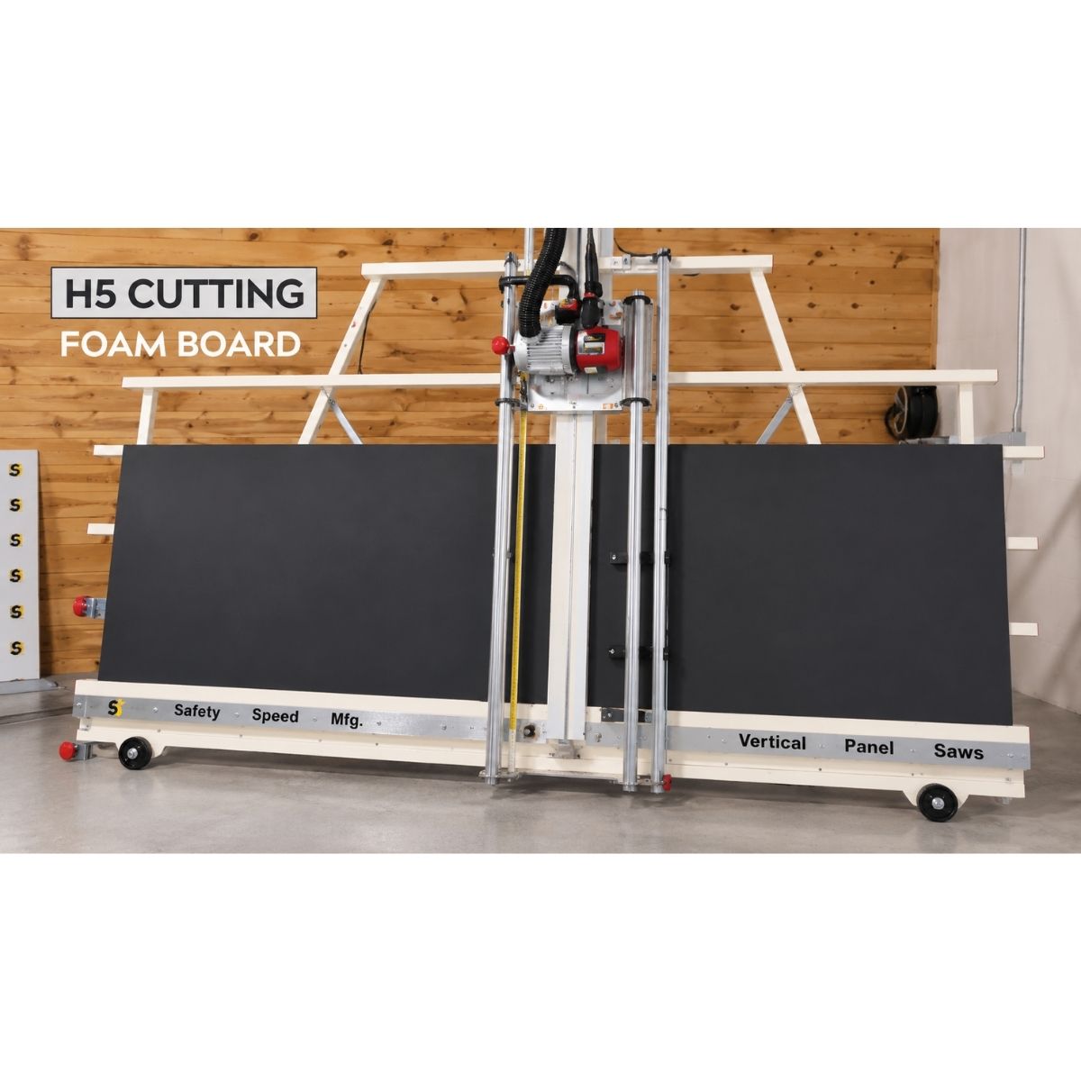 Sierra de paneles vertical y horizontal con altura de corte de 64" Safety Speed H5-64