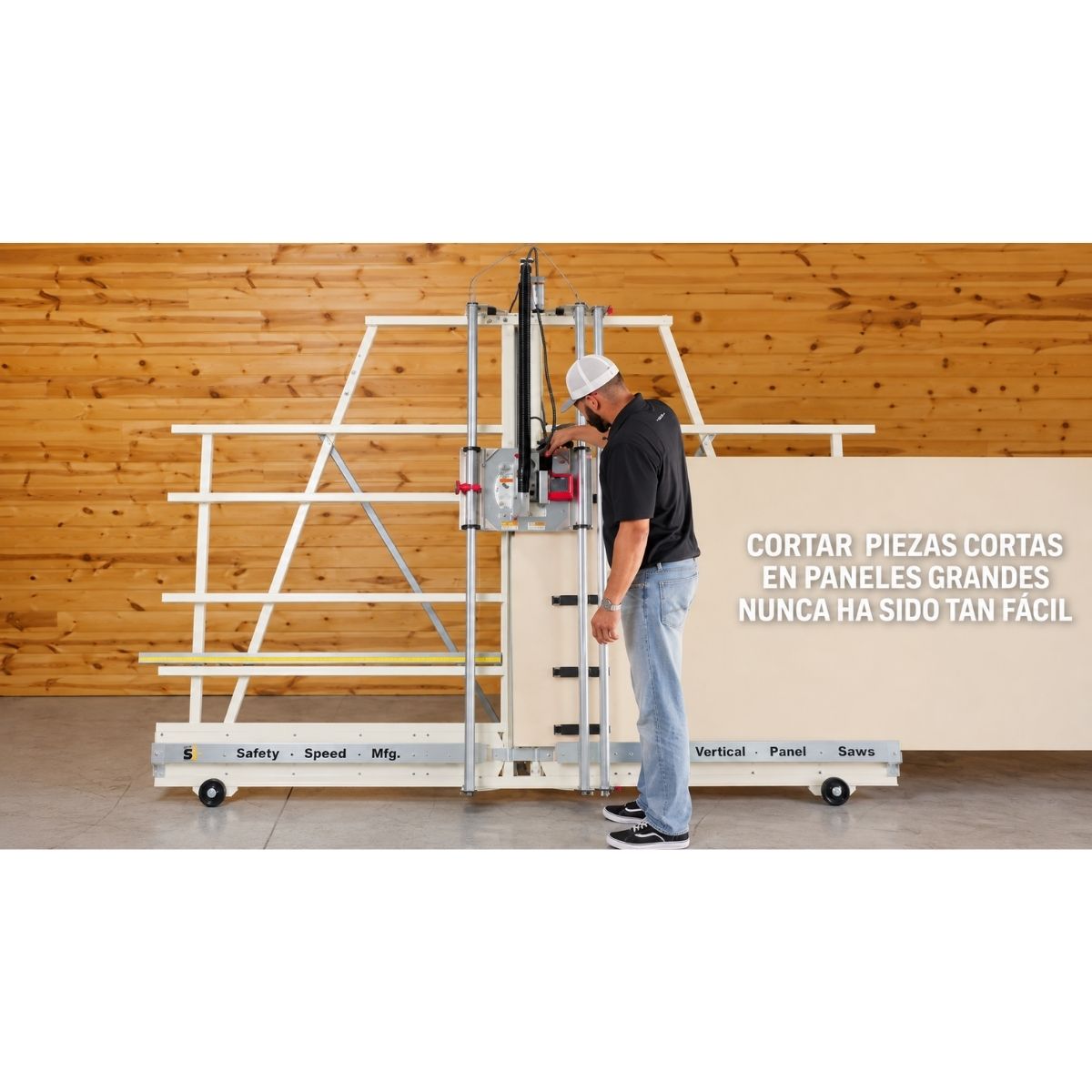 Sierra de paneles vertical y horizontal con altura de corte de 64" Safety Speed H5-64