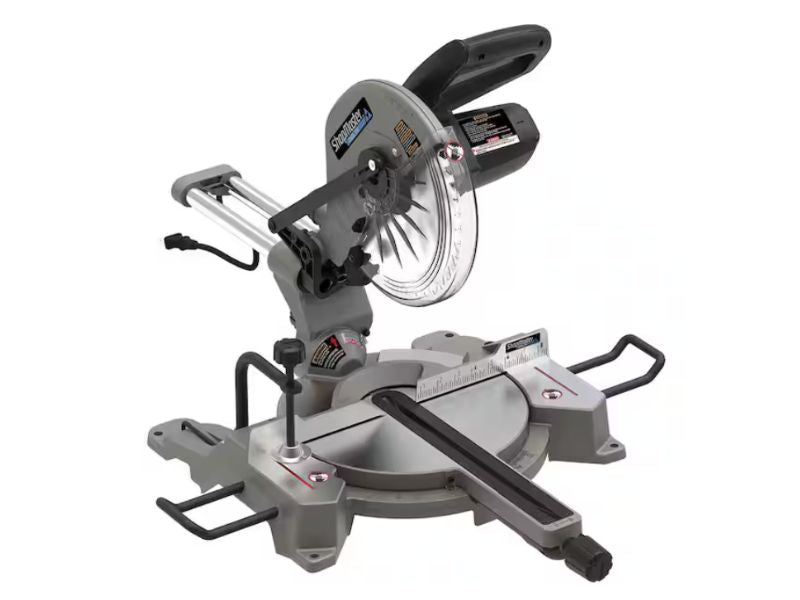 Sierra de inglete deslizante de un bisel de 12" y 15 Amp con guía laser Delta Shopmaster S26-272L