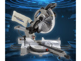 Sierra de inglete deslizante de un bisel de 12" y 15 Amp con guía laser Delta Shopmaster S26-272L