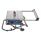 Sierra de mesa portatil de 10" con soporte con ruedas Bosch GTS15-10