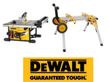 Sierra de banco portátil Dewatl de 8-1/4" con soporte rodante Dewalt DW7440RS