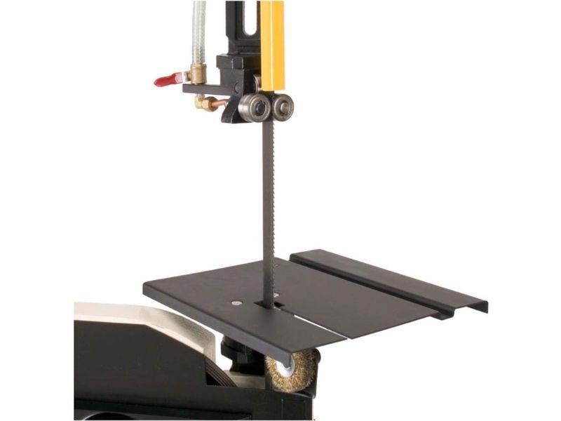 Sierra de cinta horizontal para corte de metal de 7" x 12" y 1 HP Shop Fox M1014