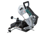Sierra de cinta portátil para cortar metal  de 4-1/2" con soporte Grizzly T34441