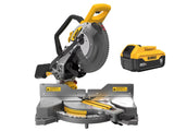 Sierra de inglete inhalambrica de 10" doble bisel 20V XR Dewalt DCS714B + bateria 5AH