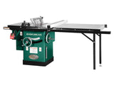 Sierra de mesa de gabinete de 10", 5 HP, 240 V, con rieles de 7' Grizzly G1023RLX5