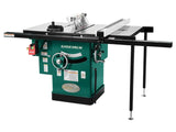 Sierra de mesa de gabinete de 10" 3 HP 240 V, con mesa de fresado incorporada Grizzly G1023RLW