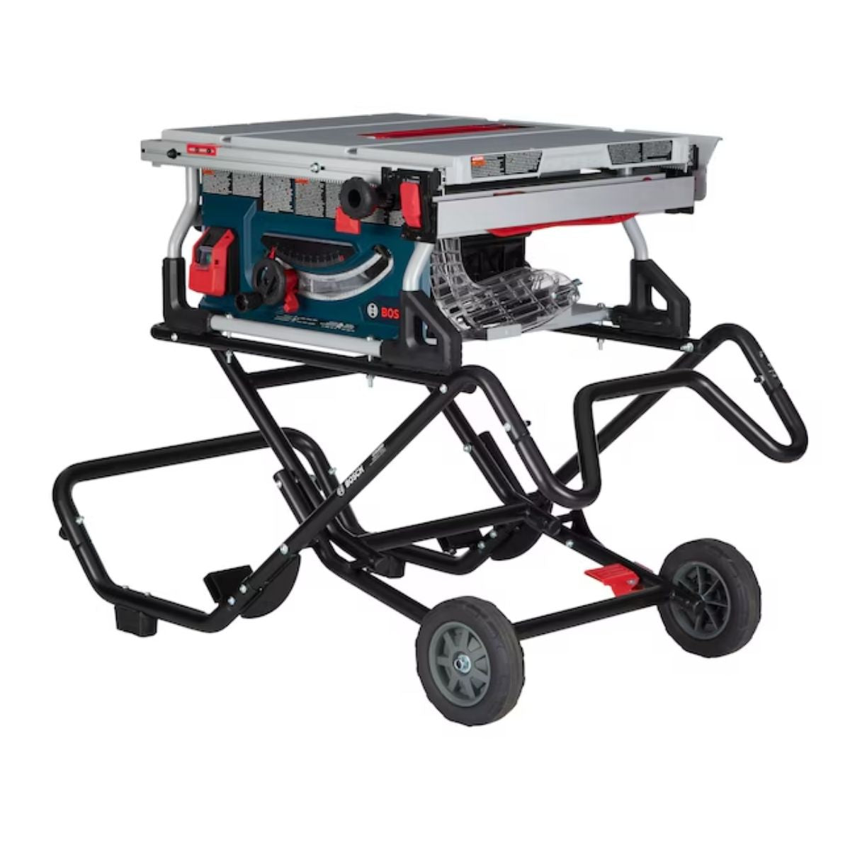 Sierra de mesa portatil de 10" con soporte con ruedas Bosch GTS15-10