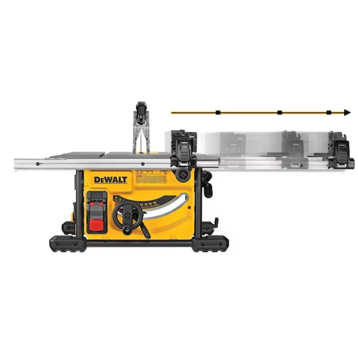 Sierra de mesa portatil de 8-1/4" Dewalt DWE7485 + 2 discos OA-BRES de 40 y 60 dientes