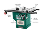 Sierra de mesa de 12" y 5 HP 220V Serie Extreme Grizzly G0696X