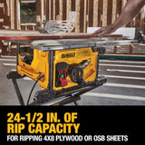 Sierra de mesa portatil de 8-1/4" Dewalt DWE7485 + 2 discos OA-BRES de 40 y 60 dientes