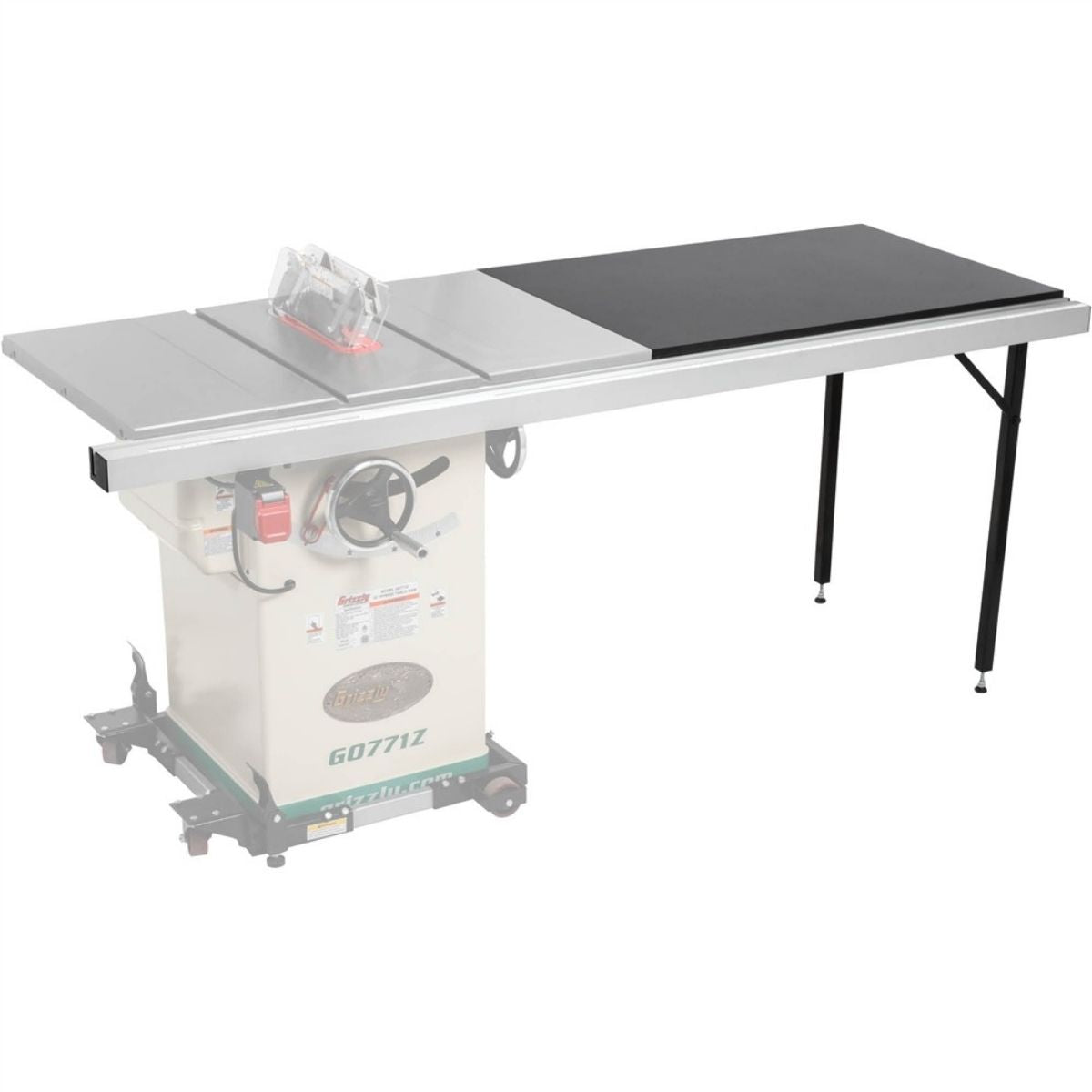 Kit de mesa de extensión para sierra de mesa G0771Z con rieles largos Grizzly T34287