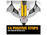 Sierra de inglete de 12 " doble bisel con luz de linea de corte Dewalt DWS716XPS