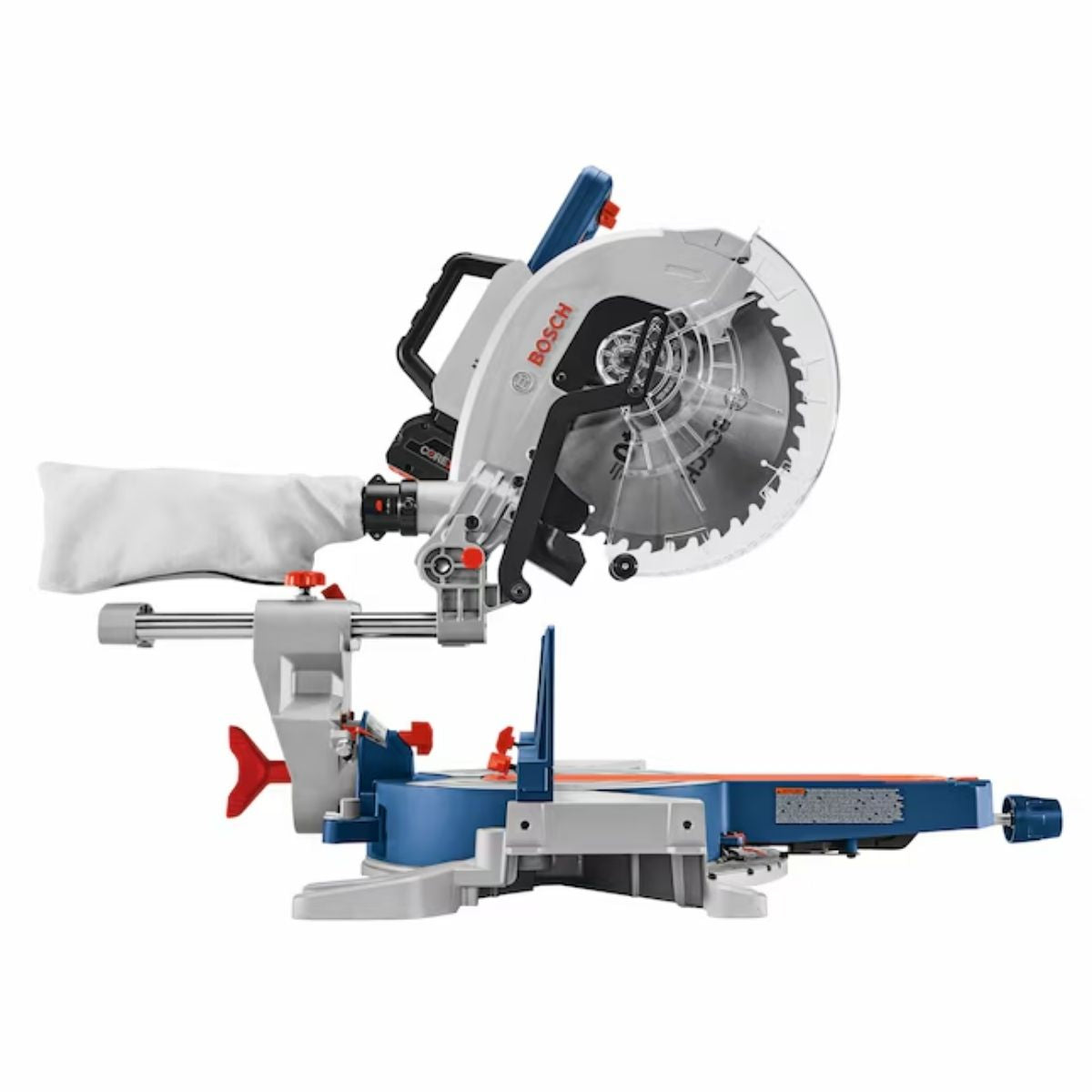 Sierra ingletadora inalámbrica deslizante de 12" y 18V doble bisel Bosch GCM18V-12SDN Profactor