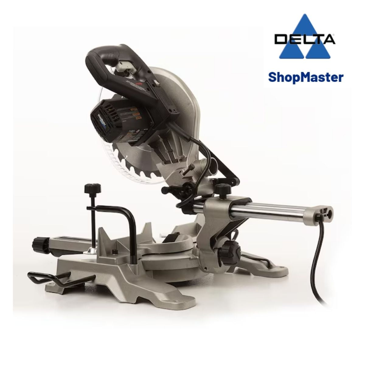 Sierra de inglete telescopica de 10" un bisel con guia laser Delta Shopmaster S26-263L