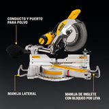 Sierra me mesa 10" y 2 hp Shop Fox W1875 + Sierra de Inglete de 12" doble bisel Dewalt DWS779