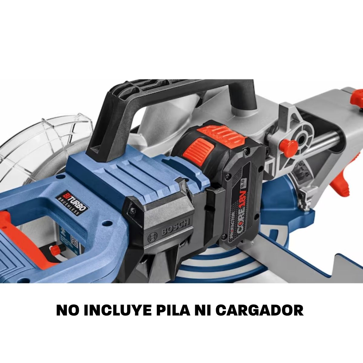Sierra de inglete inalambrica telescopica un bisel  de 7-1/4" 18V Bosch Profactor GCM18V-07SN