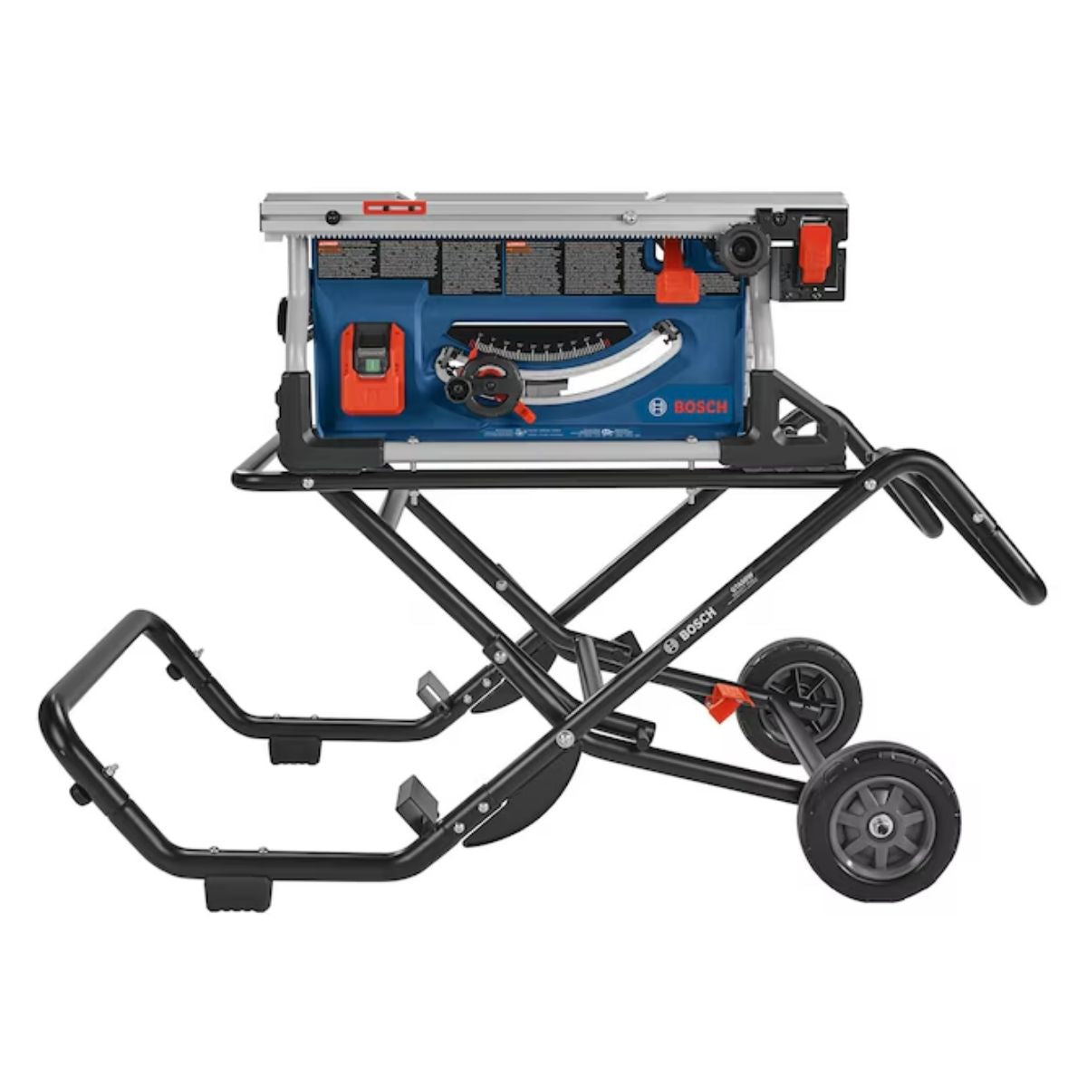 Sierra de mesa portatil de 10" con soporte con ruedas Bosch GTS15-10