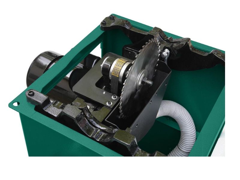 Sierra de mesa de gabinete de 10", 5 HP, 240 V, con rieles de 7' Grizzly G1023RLX5