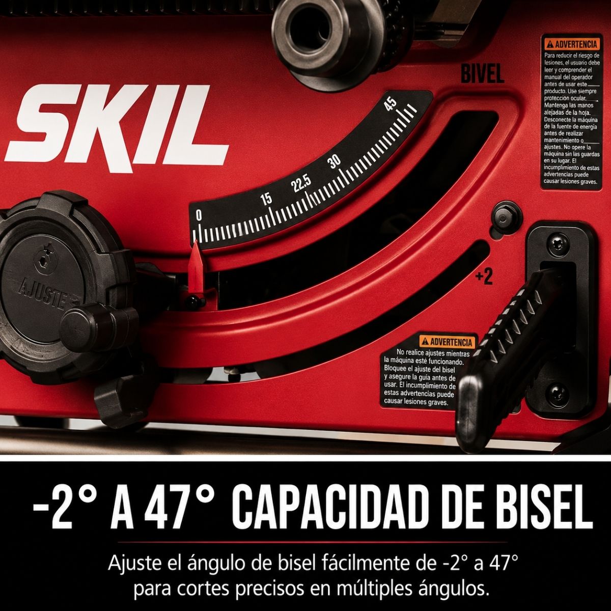 Sierra de mesa portatil de 10" y 15 Amp con soporte plegable Skil TS6307-00