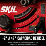 Sierra de mesa portatil de 10" y 15 Amp con soporte plegable Skil TS6307-00