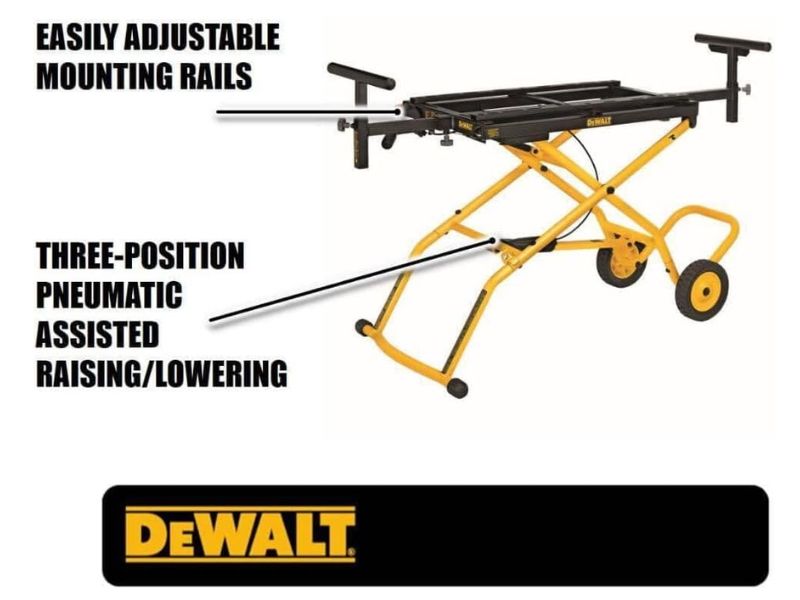 Soporte rodante para sierra ingleteadora Dewalt DWX726