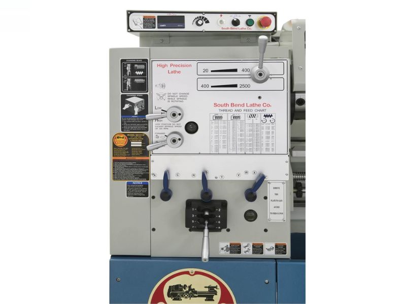 Torno para metal de 14" x 40" con velocidad variable electrónica y visualizador digital de posición FAGOR SB1012F