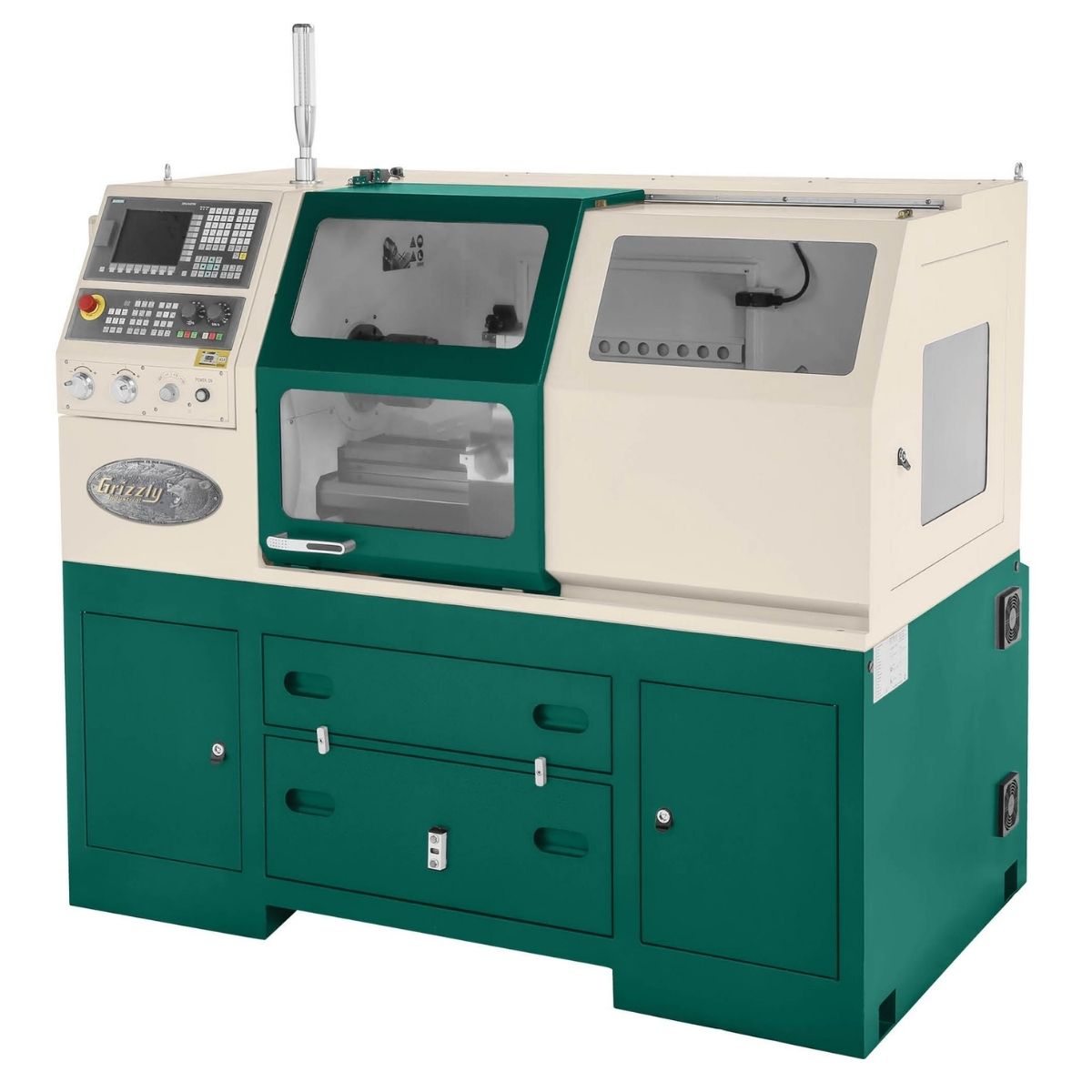 Torno CNC de 13" con cambiador automático de herramientas Grizzly G0884