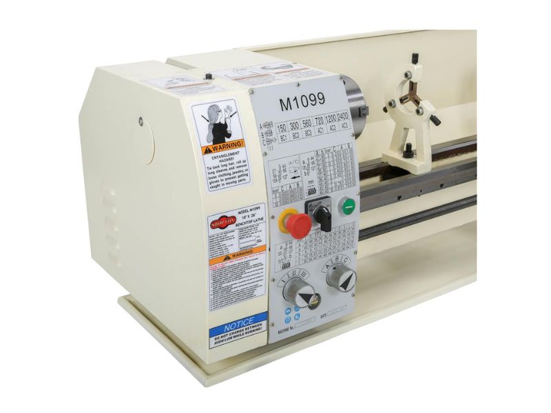 Torno de banco para metal de 10" x 26" Shop Fox M1099