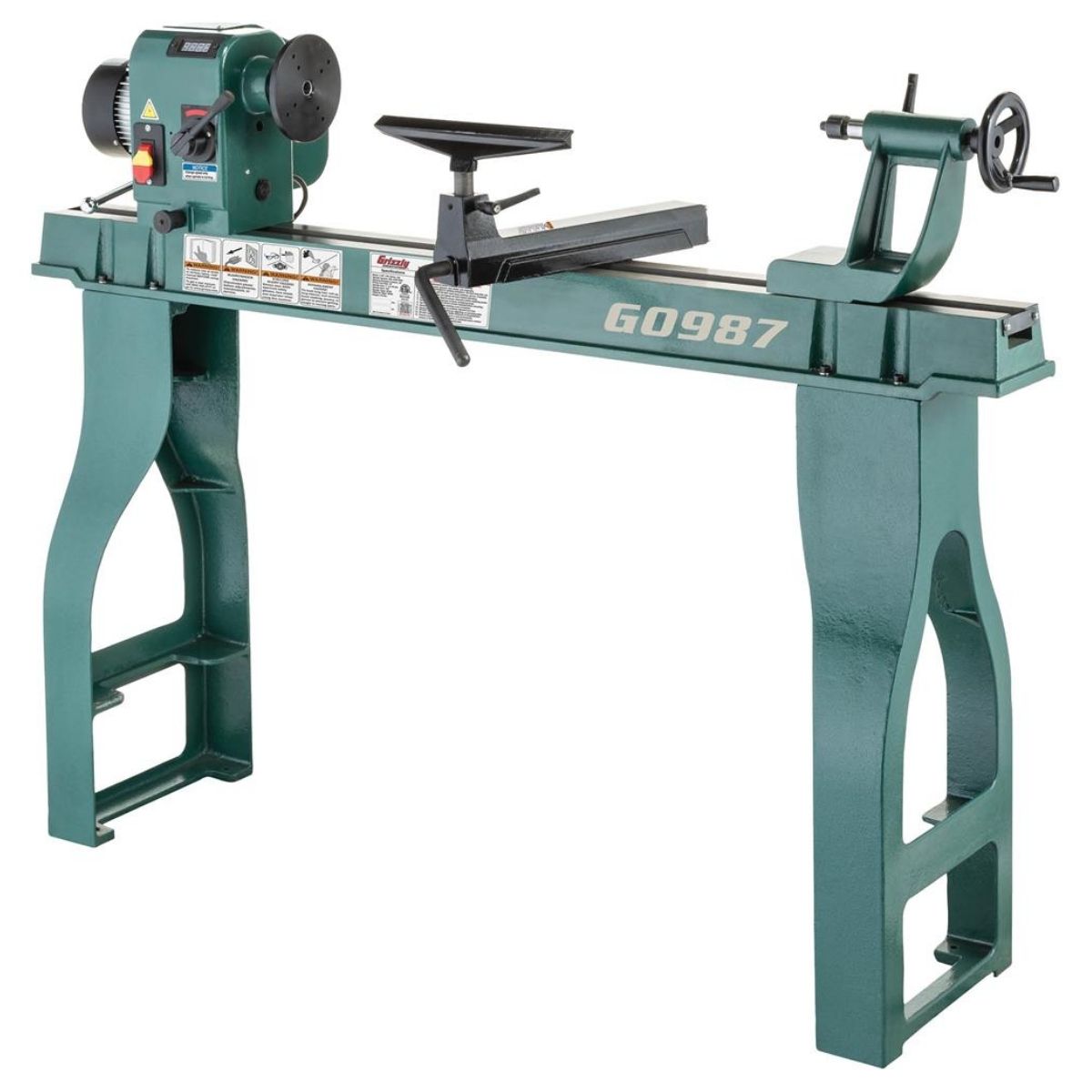 Torno para madera de 16" x 46" con lectura digital DRO Grizzly G0987