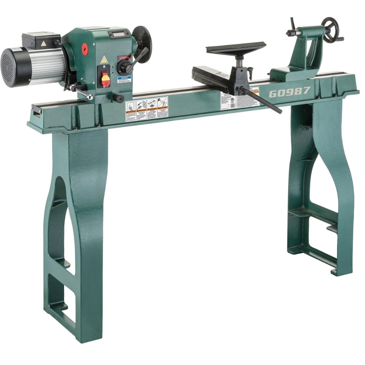 Torno para madera de 16" x 46" con lectura digital DRO Grizzly G0987