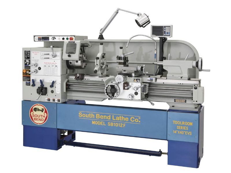 Torno para metal de 14" x 40" con velocidad variable electrónica y visualizador digital de posición FAGOR SB1012F