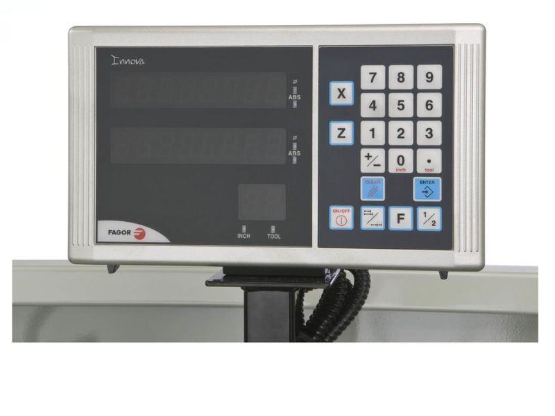 Torno para metal de 14" x 40" con velocidad variable electrónica y visualizador digital de posición FAGOR SB1012F